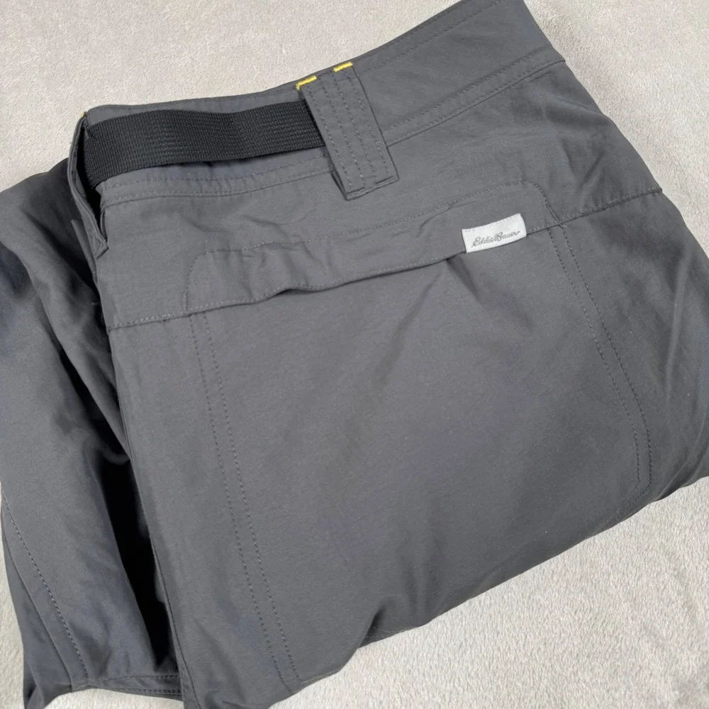 Eddie Bauer Cargo Pants Mens 38x30 Gray First Ascent Guide Hiking Trousers